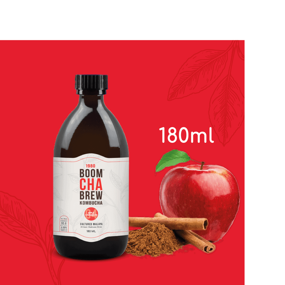 Apple Cinnamon Premium Handcrafted Kombucha Tea