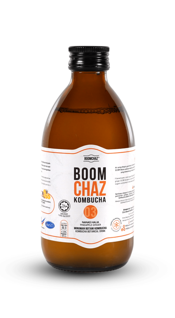 Boomchaz Kombucha - Pineapple Ginger